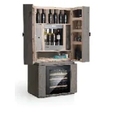 Bar à vin portable Youwine YWCV093C : une façon élégante et raffinée de servir le vin