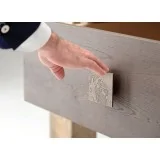 Youwine YWCV093B Mobile Wine Bar - Mobile per vino elegante con frigorifero integrato e ripiano portaoggetti