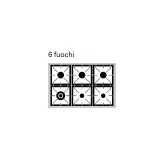 ILVE Nostalgie P09N - Cucina 90 cm Configurabile, 6 Fuochi Gas e Forno Multifunzione Professionale 97L A+