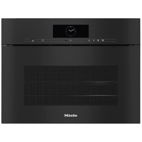 Compact steam oven and without handles for steaming, baking and roasting