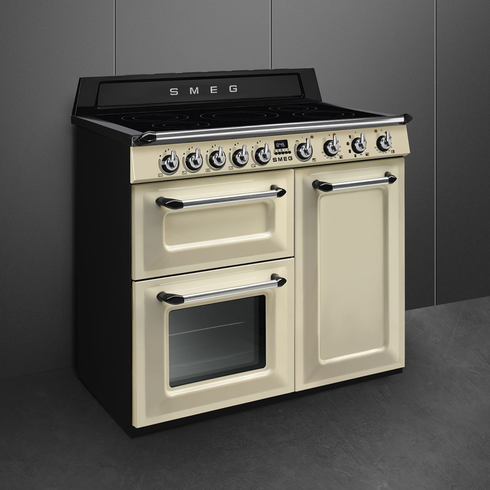 TR103IP2 Smeg Cucina panna con Piano cottura Induzione 100x60 cm - Una Prestigiosa Esperienza
