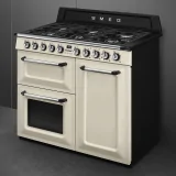 "Cucinare con stile con la cucina a gas 100x60cm Smeg - Panna".