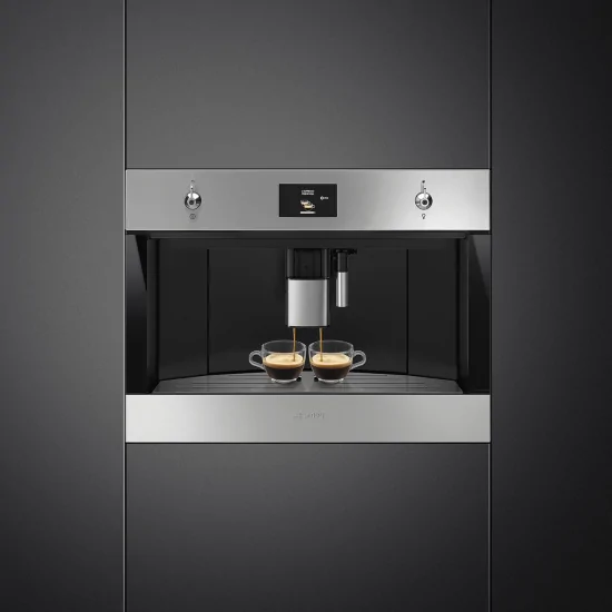 smeg CMS4303X1 45 CM Machine à café, LINEA