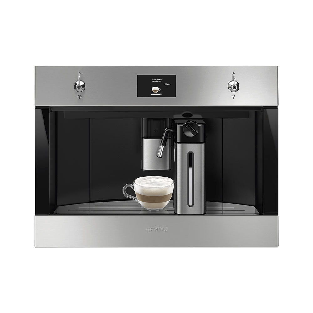 smeg CMS4303X1 45 CM Machine à café, LINEA