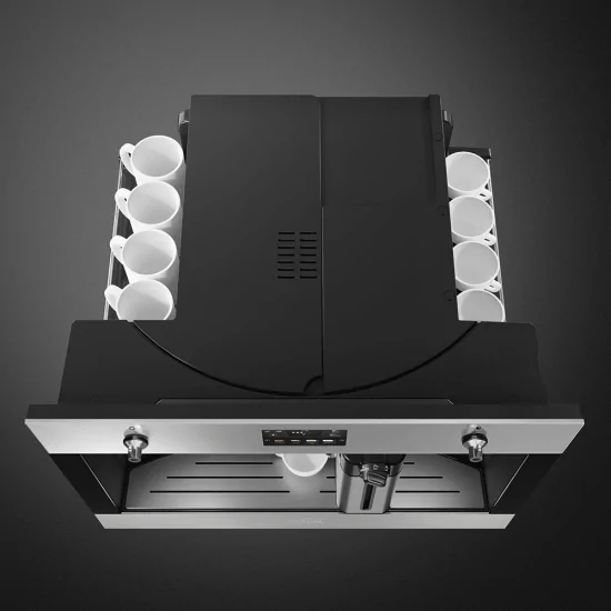 smeg CMS4303X1 45 CM Machine à café, LINEA