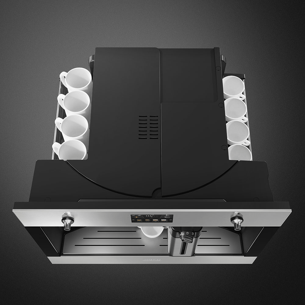 Smeg CMS4303X 内置咖啡机，带钢制卡布奇诺咖啡机