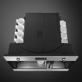 Smeg CMS4303X 内置咖啡机，带钢制卡布奇诺咖啡机