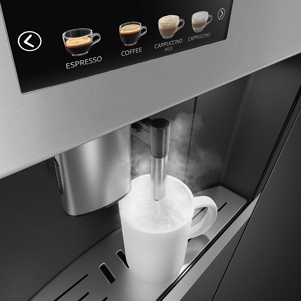 Smeg CMS4303X Macchina da caffe’ incasso con cappuccinatore acciaio
