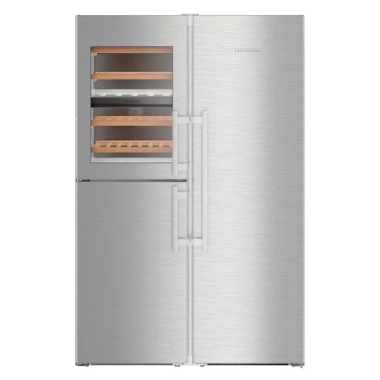 Liebherr Side-by-Side Combined Refrigerator with Wine Cellar: Better at Home.
