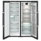 XRFbs5295 Refrigerador de acero negro combinado Liebherr lado a lado: Calidad profesional