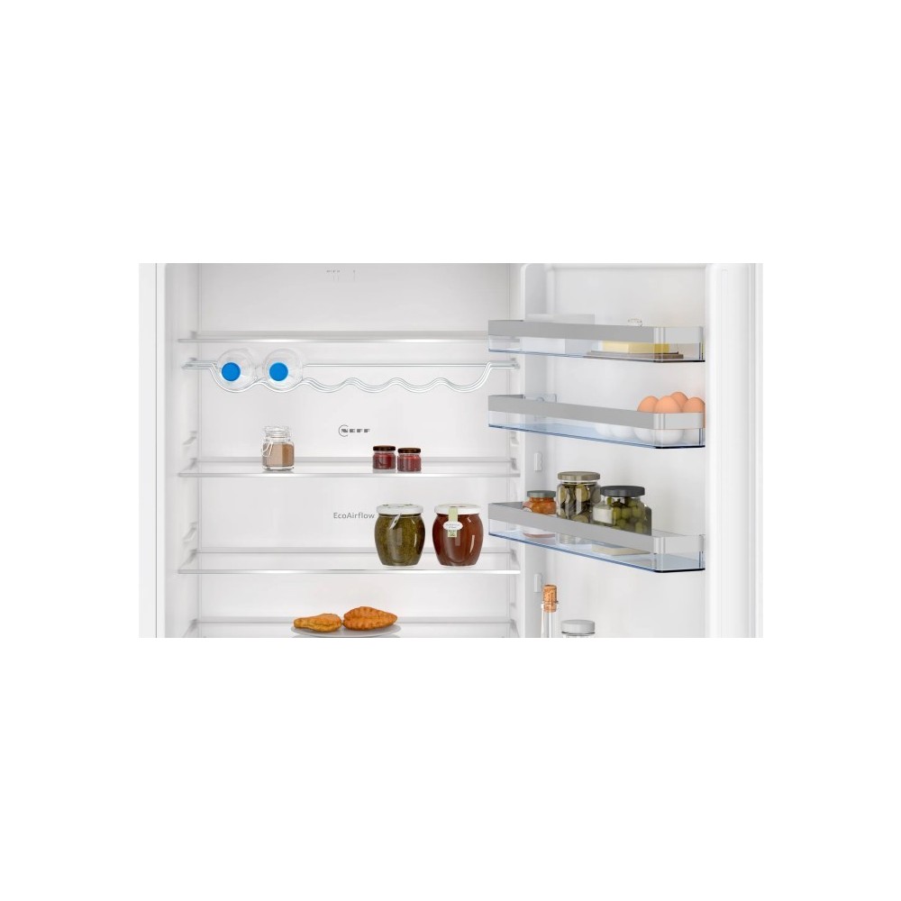 Neff: Built-in Combined Refrigerator, 193.5 x 70.8 cm with Flat Hinge