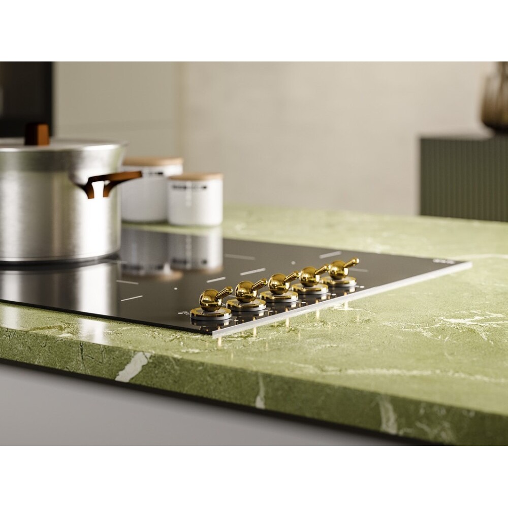 Ilve: 90 cm induction hob in glass ceramic with knobs - Exclusive Cooking Experience!
