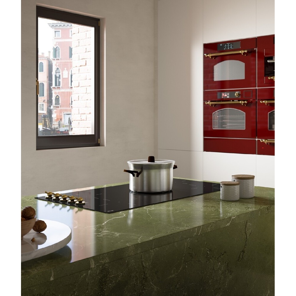 Ilve: Piano cottura a induzione 90 cm in vetroceramica con manopole - Esclusiva Esperienza di Cucina!