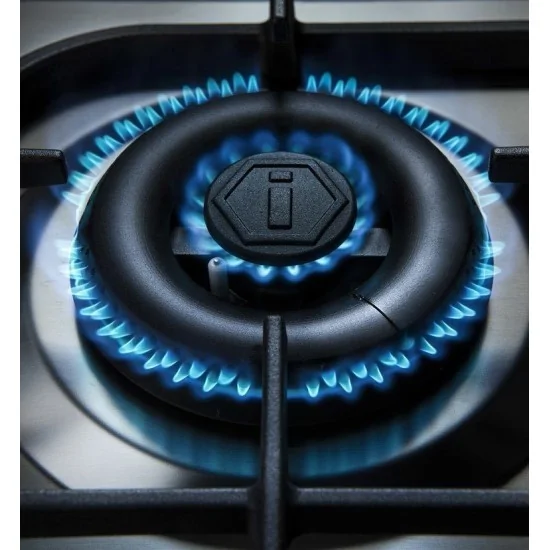 ILVE M07N – Placa de cocción libre 70 cm, 4 quemadores de gas, horno eléctrico con pantalla TFT táctil