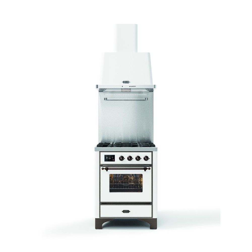 ILVE M07N – Freestanding Cooktop 70 cm, 4 Gas Burners, Electric Oven with TFT Touch Display