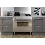 Cuisine Ilve P09W : 90 cm et différentes couleurs avec gaz ou induction.
