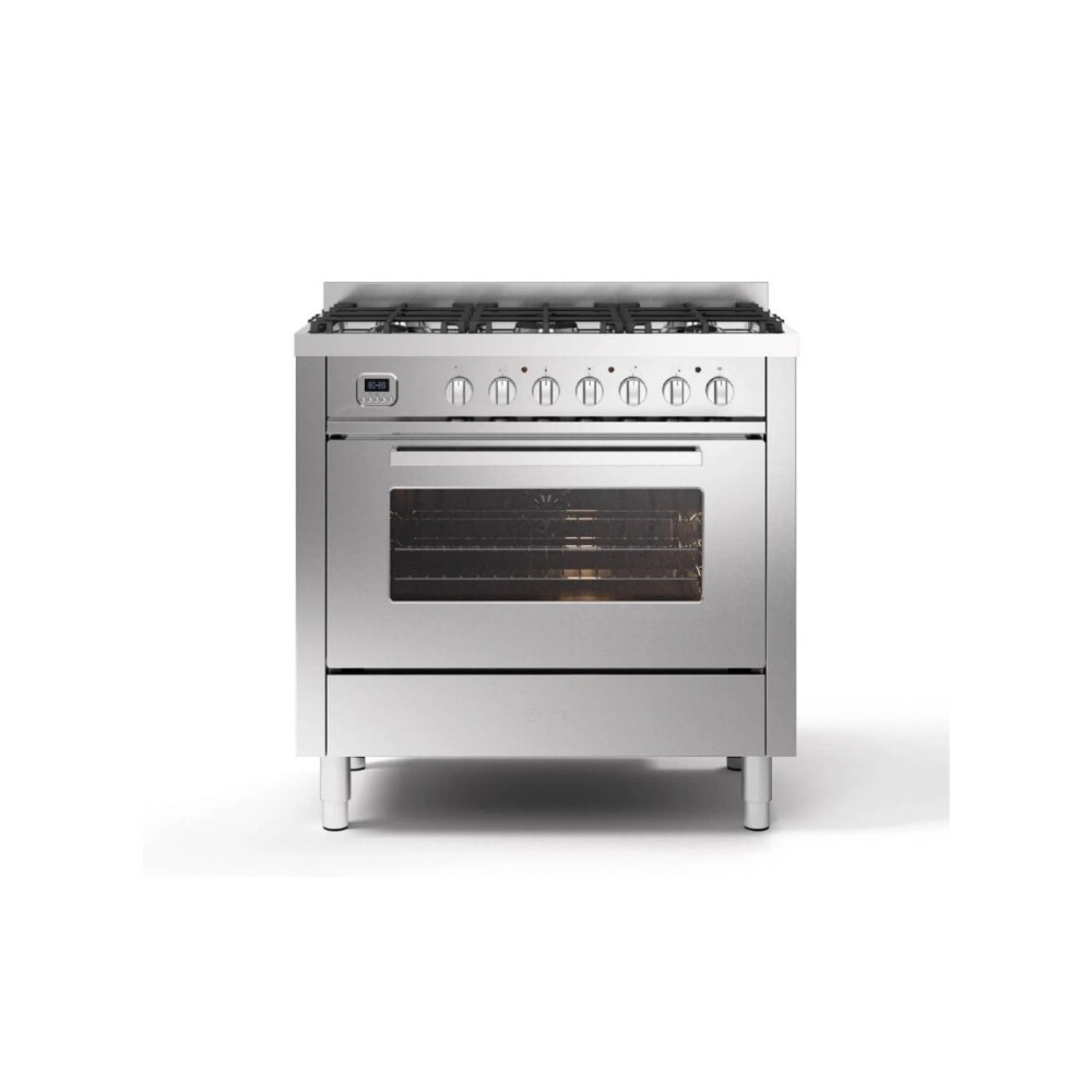 Küche Ilve P09W: 90 cm und verschiedene Farben mit Gas oder Induktion.