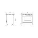 Descubre el Bloque de Cocina Profesional Plus Ilve ¡90 cm!