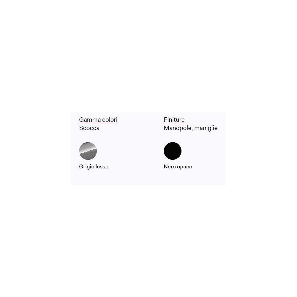 Cottura Pro Line di Ilve in Grigio Lusso: 90 cm con Finiture Nero Opaco