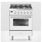 Kitchen with 60 cm Ilve gas hob in 5 colours.