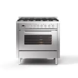 Кухня с газовой плитой Ilve 90 см в 5 цветах.
