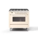 Cocina con cocina de gas Ilve 90 cm en 5 Colores.