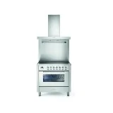 Cocina con cocina de gas Ilve 90 cm en 5 Colores.