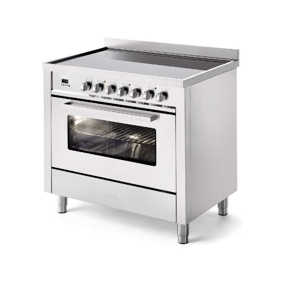 Cocina con cocina de gas Ilve 90 cm en 5 Colores.