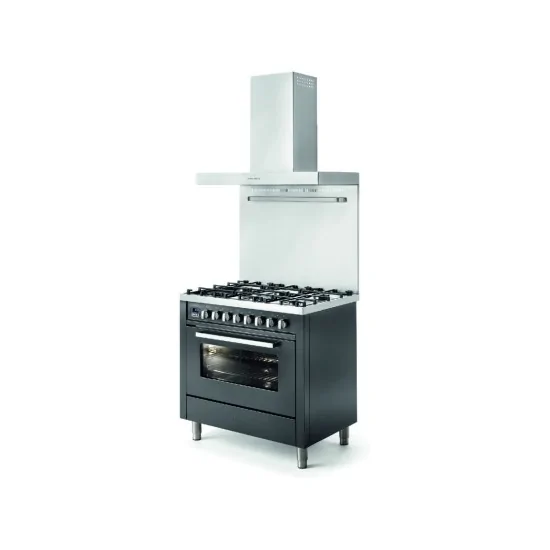 Cocina con cocina de gas Ilve 90 cm en 5 Colores.