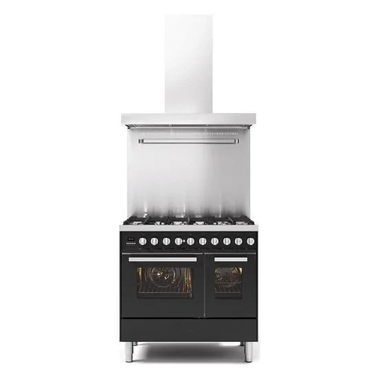Ilve Pro Line 90cm LD09 | Induktion, Gas oder Fry-Top | Doppelofen