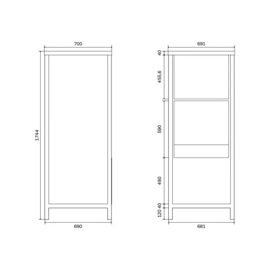 Edelstahl Star Column ILVE CSTAR/SS mit Ultracombi Backofen und Knopf