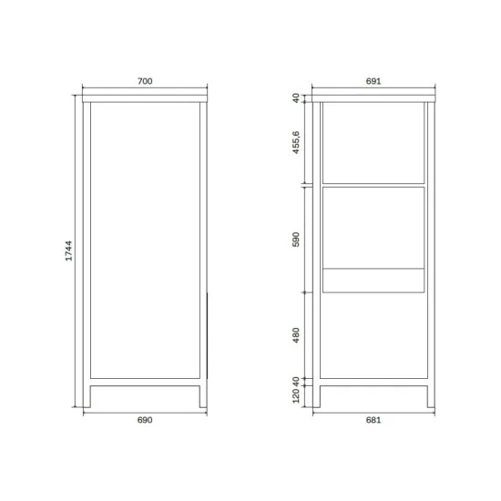 Colonna Stellata Nera ILVE CSTAR/BK con Forno Ultracombi e Abbattitore