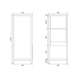 Колонна ILVE CSTAR/BK Black Star с печью Ultracombi и шоковым охлаждением