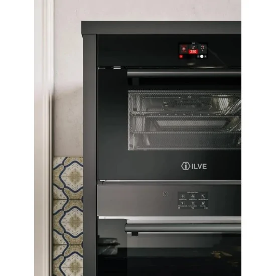 Колонна ILVE CSTAR/BK Black Star с печью Ultracombi и шоковым охлаждением