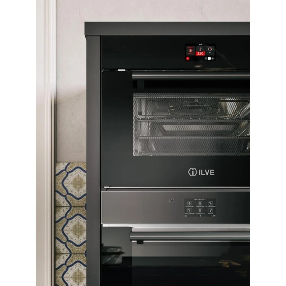 Colonna Stellata Nera ILVE CSTAR/BK con Forno Ultracombi e Abbattitore