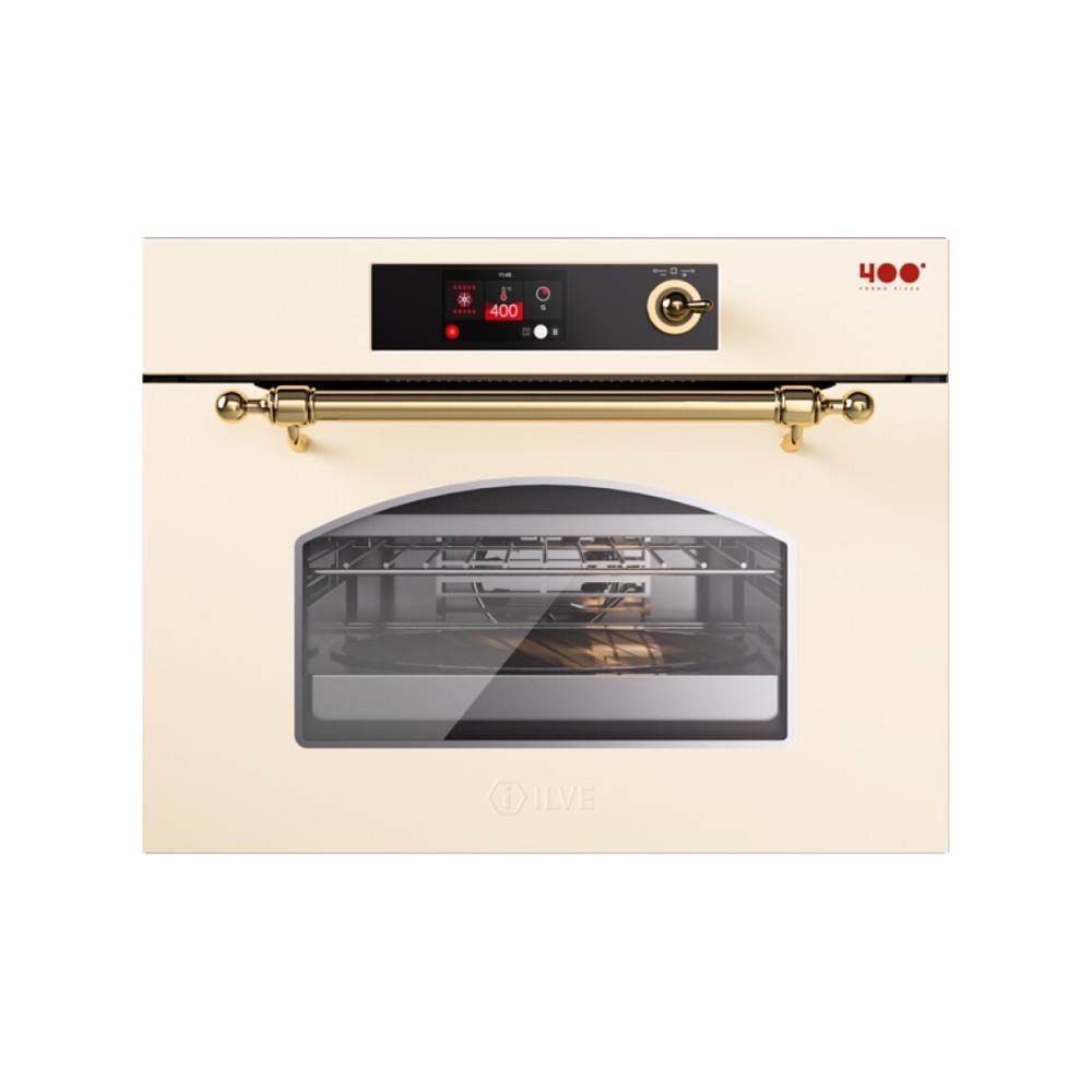 Forno Pizza Elettrico Compatto Ilve - 400°C, 5 Colori Incasso 60 cm.
