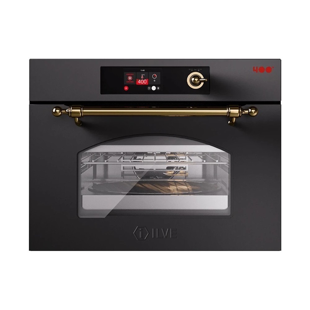 Ilve kompakter elektrischer Pizzaofen – 400 °C, 5 Farben, eingebaut, 60 cm.