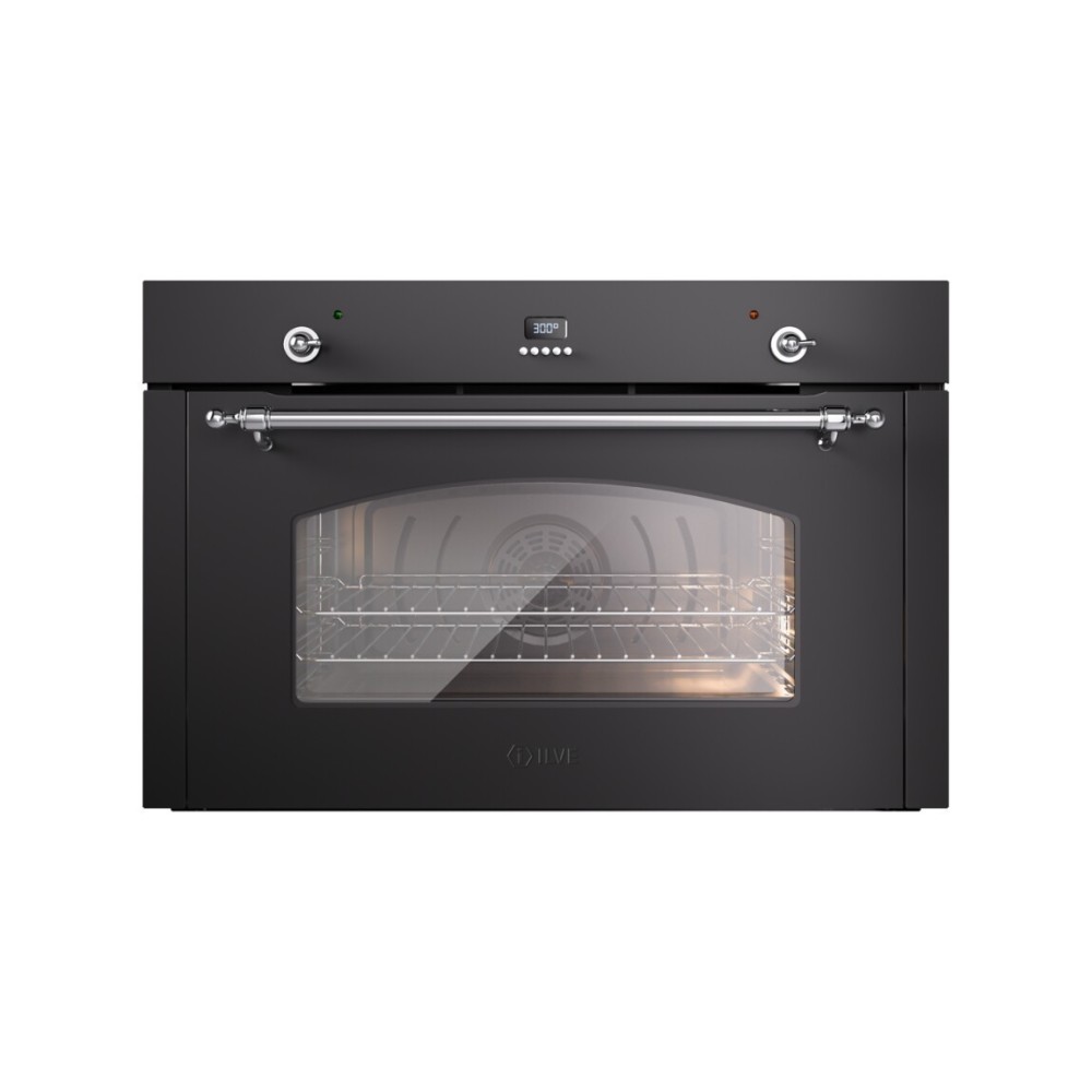 Ilve - 90 cm Electric Oven in Stainless or Painted Steel with Temperature Adjustment 30-300°C.