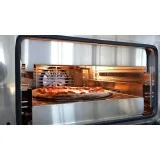 Ilve Profi-Elektroofen für Pizza 400 °C, Edelstahl 60 cm.