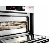 Ilve Professional Electric Oven for Pizza 400°C, Stainless Steel 60 cm.
