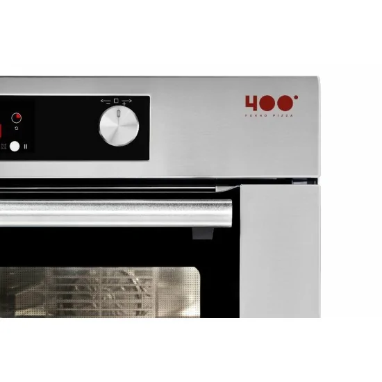 Ilve Profi-Elektroofen für Pizza 400 °C, Edelstahl 60 cm.