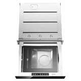 Entdecken Sie die neue Einbau-Vakuumverpackungsmaschine Professional Plus mit Sus-Vide-Schublade und 5 Funktionen.