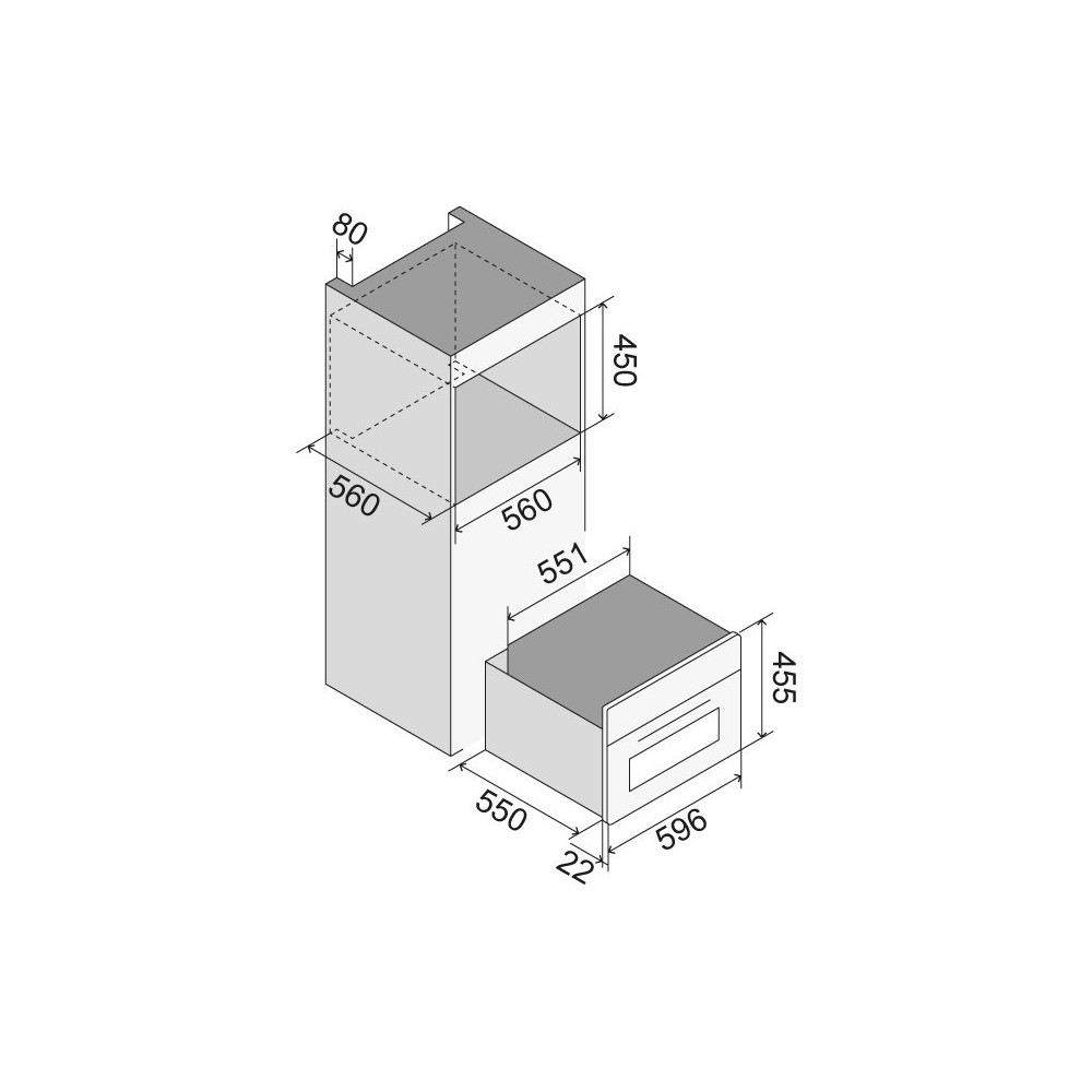 Professional Plus Blast Chiller in Stainless Steel 45cm.