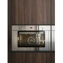 Ilve 90 cm Multifunktions-Einbaubackofen aus Edelstahl, 30–300 °C. : Farben - edelstahl SS, Griff und Corrimano-Finish - Satin