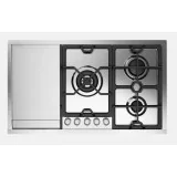 ILVE HCPMT95FD/SS Floor Cooking 90 см, 5 Cookers, Fry Top и Burner Dual Duegstore.com