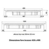 Ilve:职业45厘米至上岗、3区、波斯特和儿童安全。.