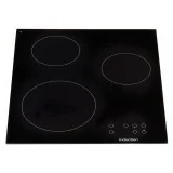 Ilve : plaque à induction professionnelle 45 cm, 3 zones, booster et sécurité enfant.