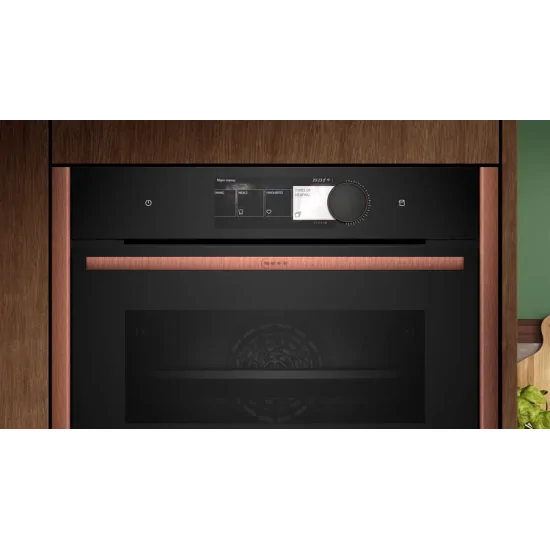 FORNO COMPATTO FULLSTEAM FLEX DESIGN CON INTENSIVE STEAM, COLLEGAMENTO IDRICO