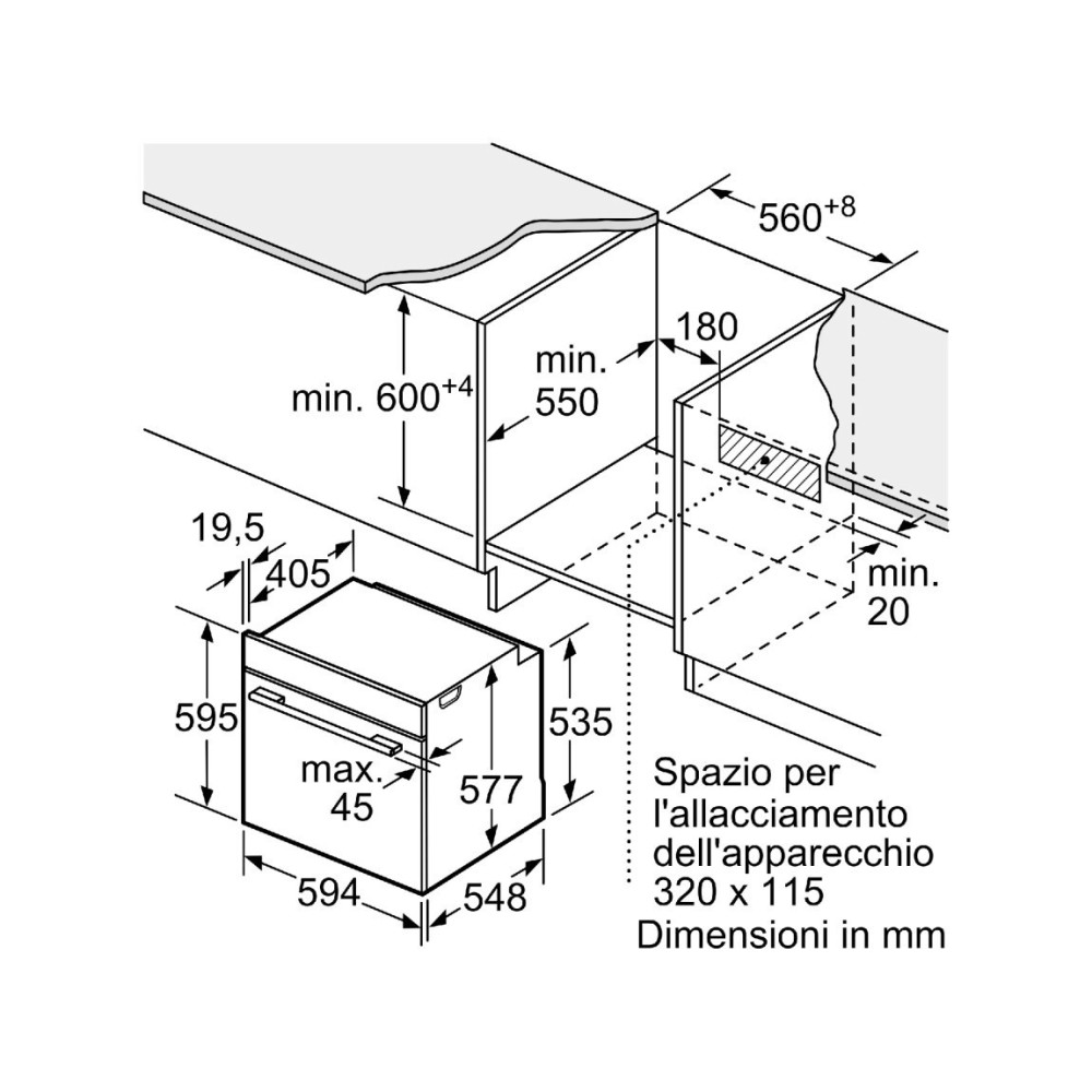 Forno Bosch HSG7584B1: il forno perfetto per chi ama cucinare