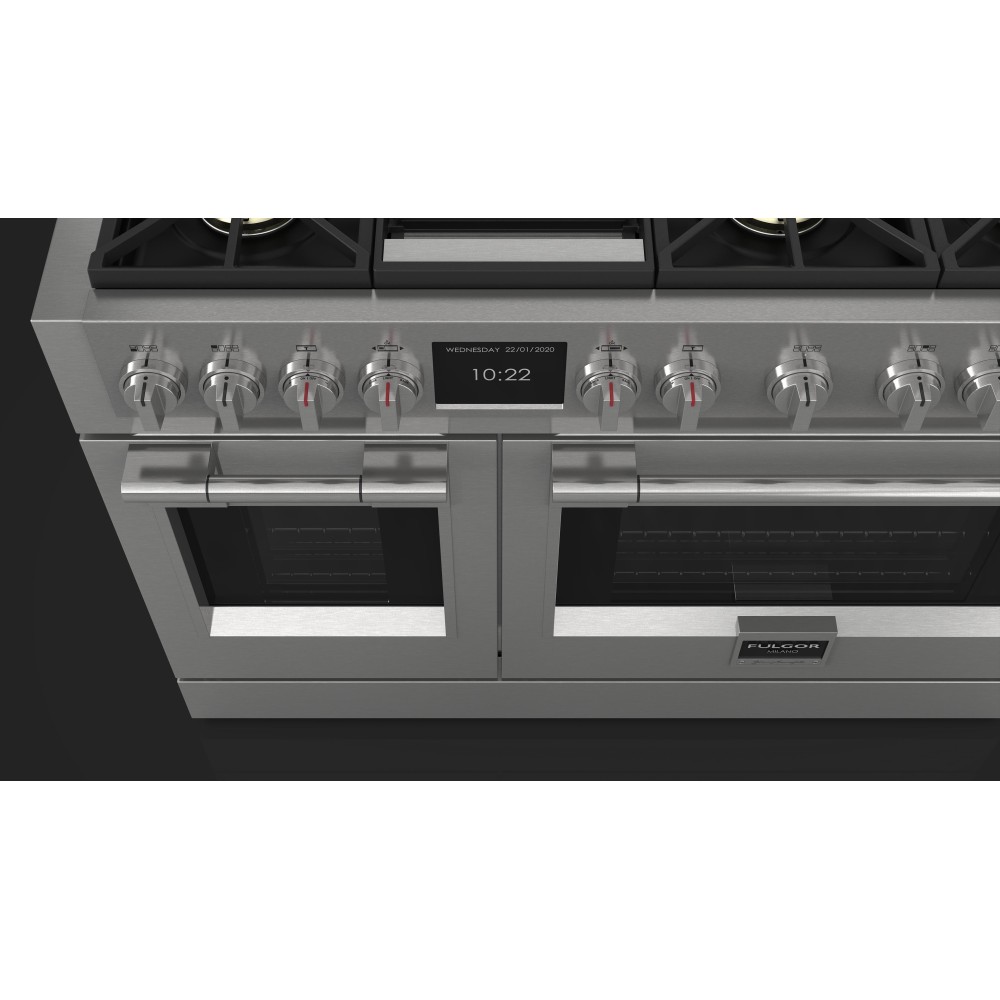 Cocina profesional 120 cm - Fulgor Milano - 6 quemadores de gas